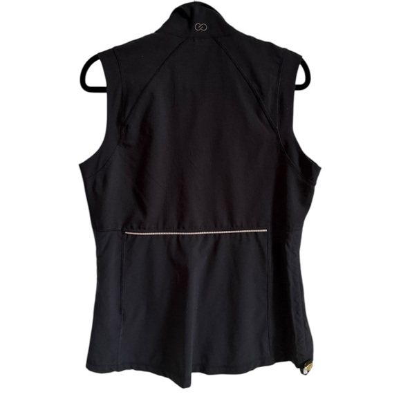CALIA Women’s Black Sleeveless Soft-shell Lightweight Zip-Up Vest Size Large - Picture 14 of 15